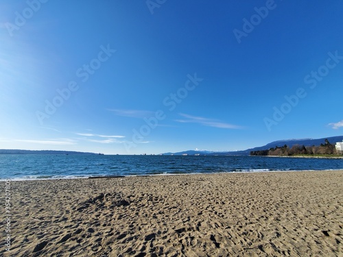 English Bay Beach on a Sunny Day in Vancouver