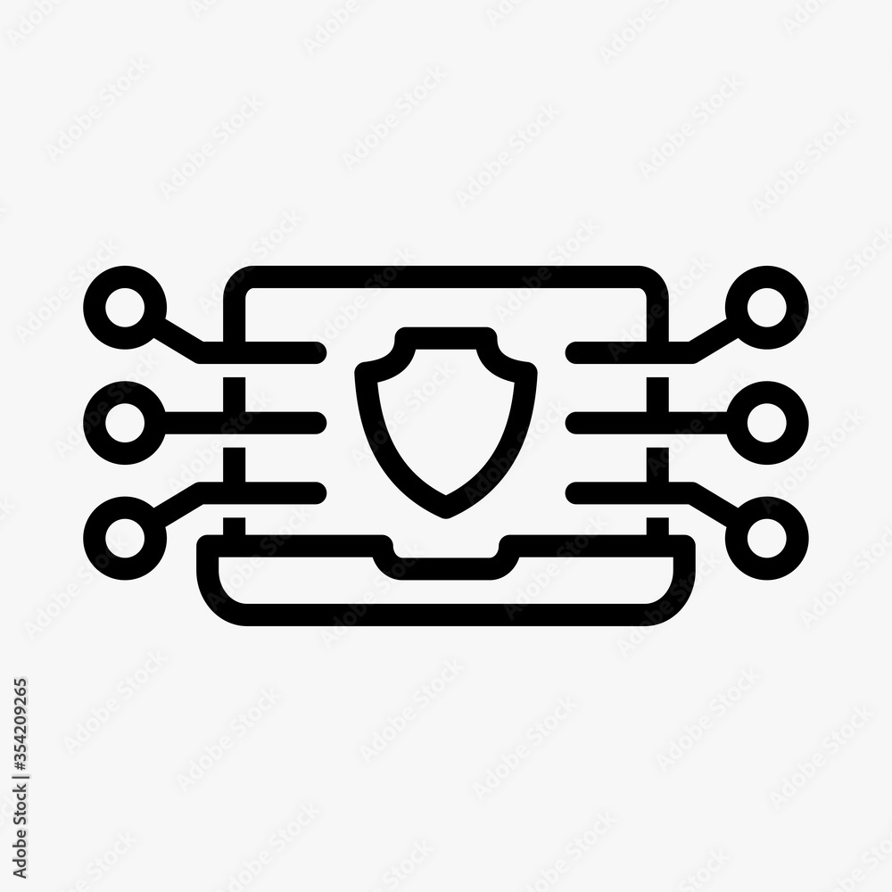 Network security icon Network security icon