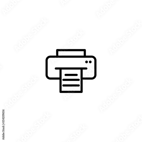 Printer Icon Vector Design Template And Illustration
