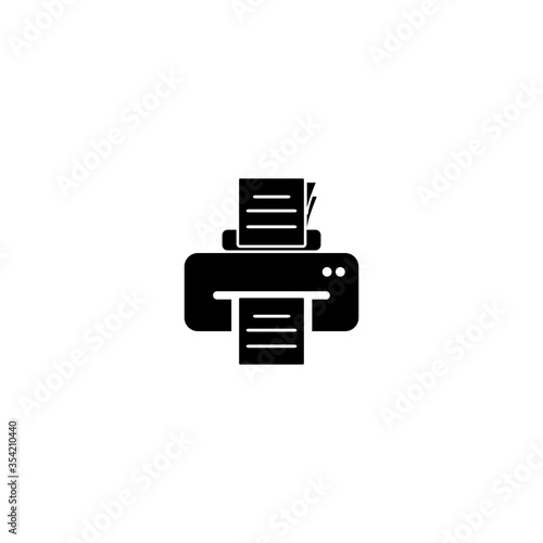 Printer Icon Vector Design Template And Illustration