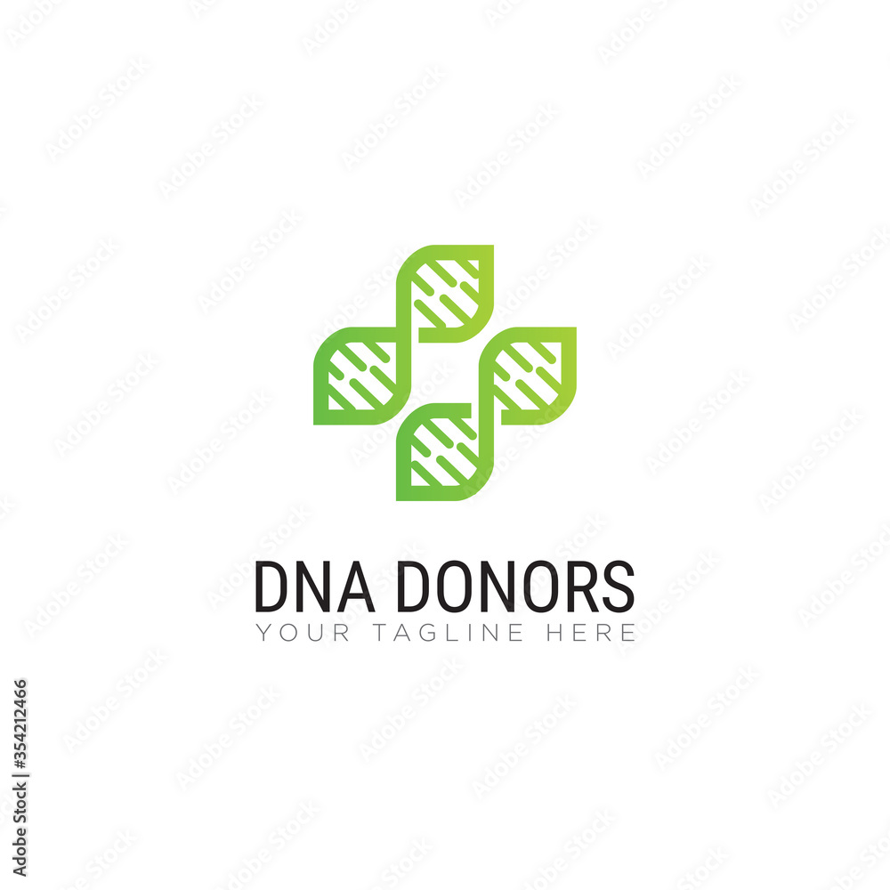 dna donors logo, creative cross health vector dna donors logo, creative cross health vector