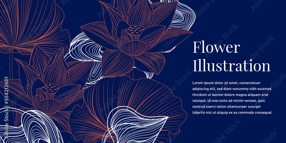 Lotus Flower Illustration