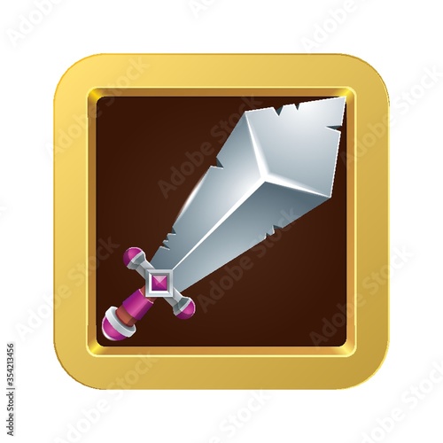 Dented sword
