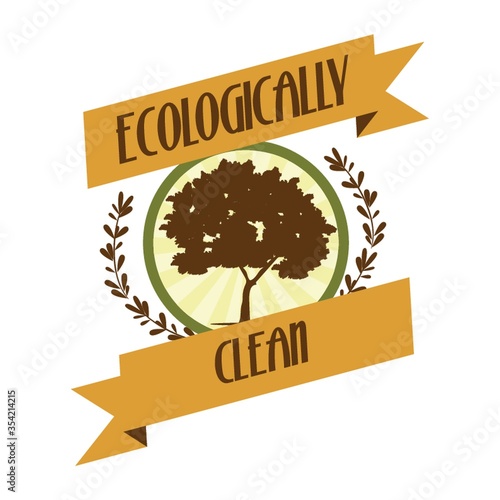 Ecologically clean label