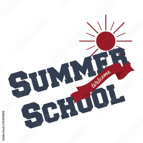 Summer school welcome text photo