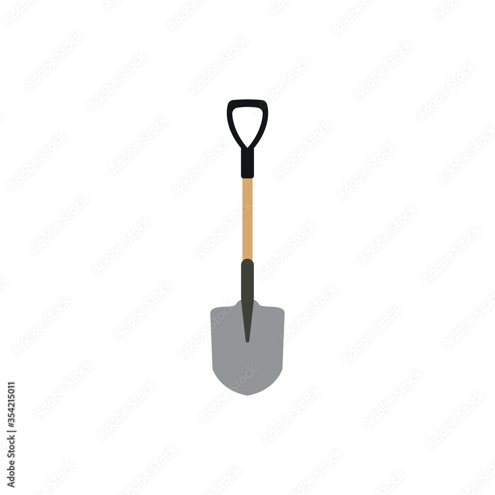 Shovel graphic design template vector isolated Shovel graphic design template vector isolated