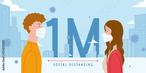Social distancing during COVID-19