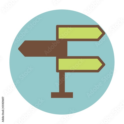 Wooden sign