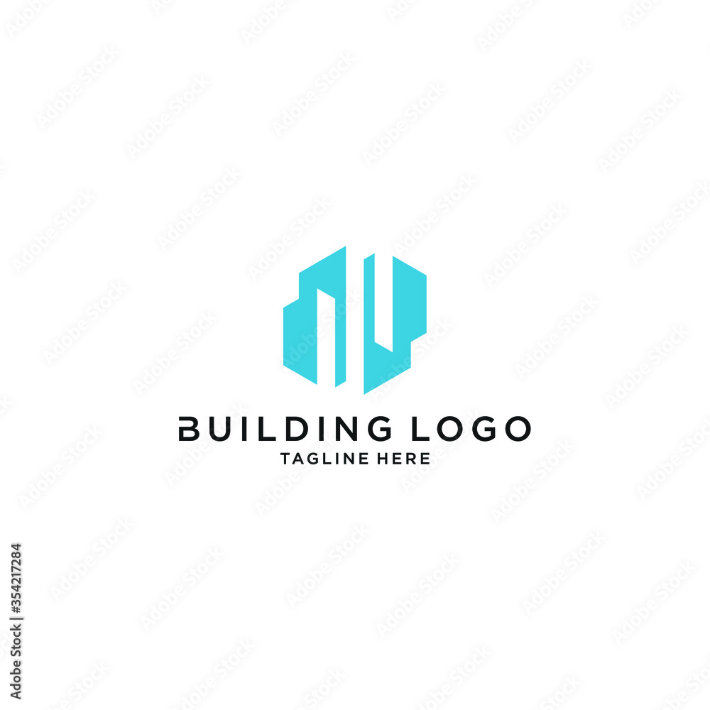 building logo letter S modern design template