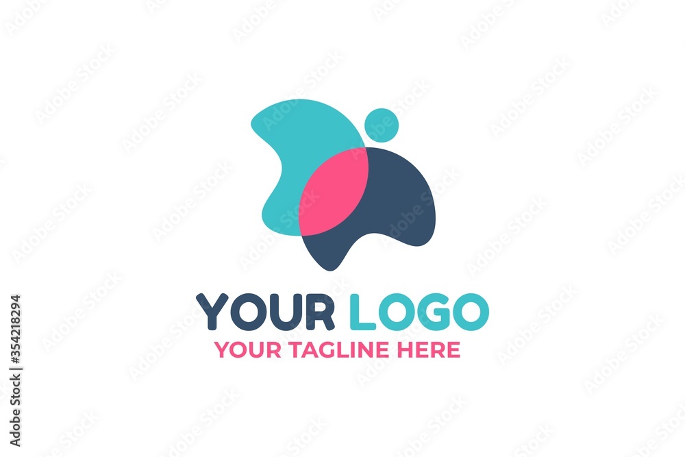 Isolated Abstract Logo Template Isolated Abstract Logo Template