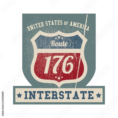 Interstate route 176 label