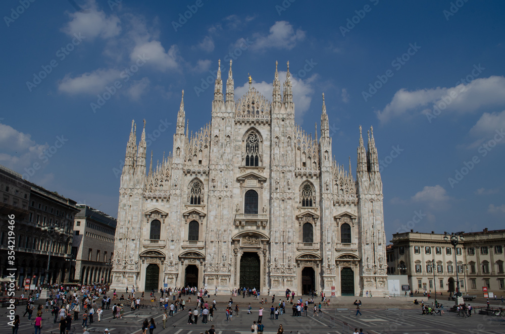 Cathedral of Milan in Summer