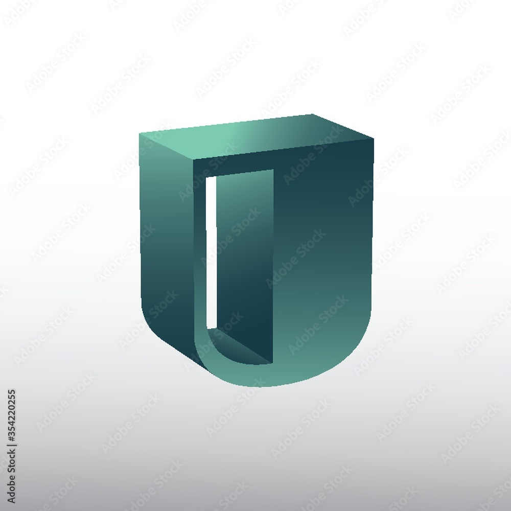 Isometric alphabet U Isometric alphabet U