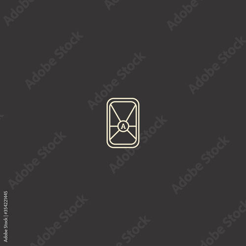 Letter A Abstract logo icon template design in Vector illustration © kely