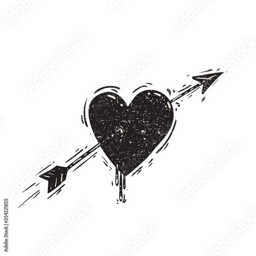 Pierced heart