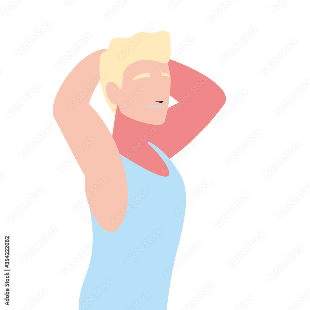man doing muscle exercises at home man doing muscle exercises at home