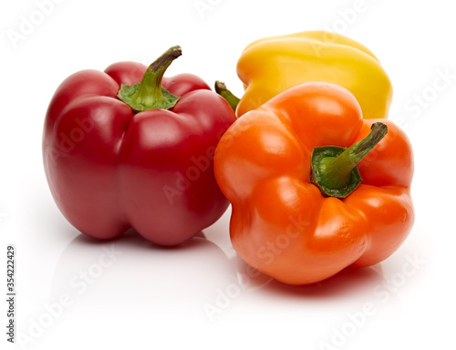 Bell Pepper Isolated on White Background