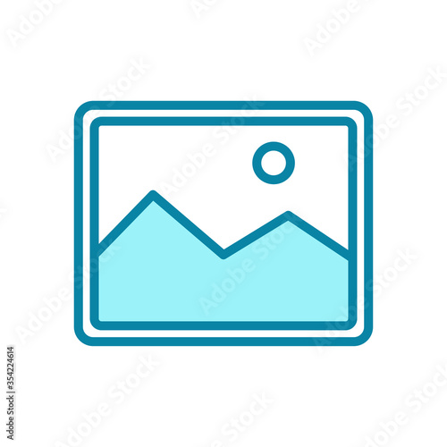 image - photo icon vector design template