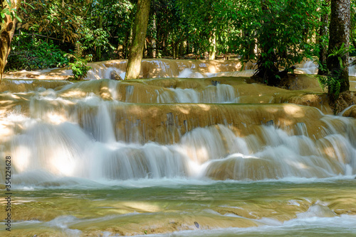 Tad Sae Waterfall in Luang Prabang  Laos