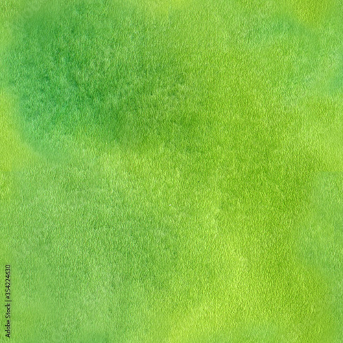  Abstract grass green watercolor background. Hand drawn seamless pattern. Painting for your graphic design, banner, or poster and have copy space for text