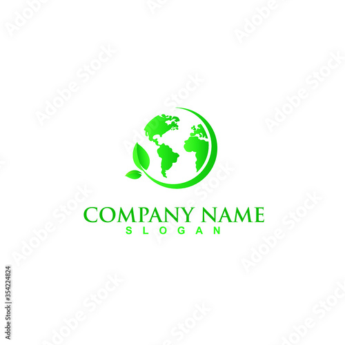 green planet earth logo