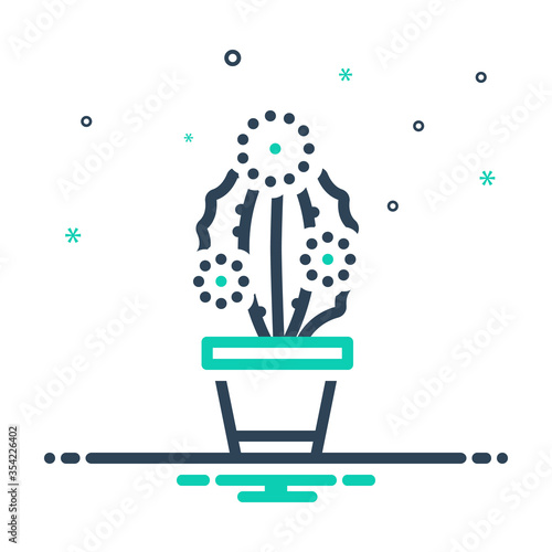 Mix  icon for prickly pear
