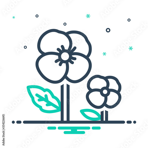 Mix  icon for pansy