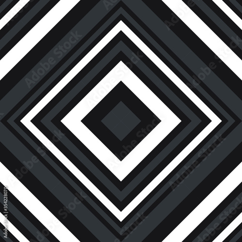 Black and White Argyle Diagonal Stripes seamless pattern background - Black and white Argyle diagonal striped seamless pattern background suitable for fashion textiles, graphics