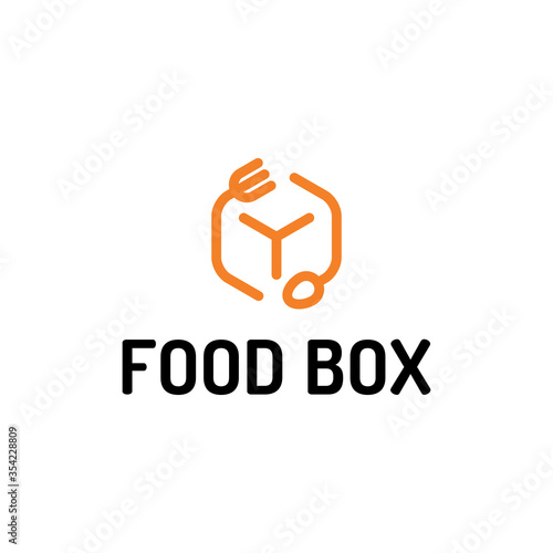 Vector Food Box Logo Design
