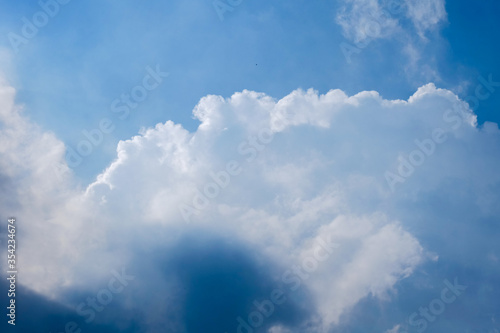 Fototapeta Naklejka Na Ścianę i Meble -  soft focus cloud and blue sky in the shiny day
