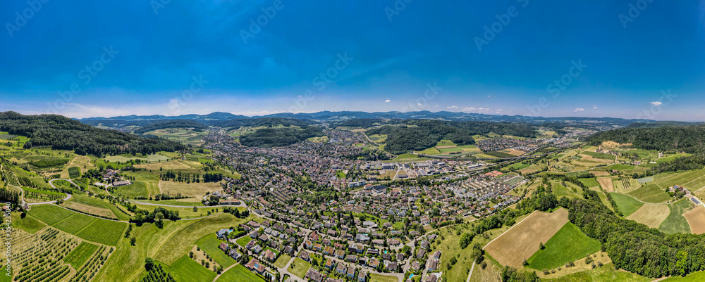 Luftaufnahme von Sissach, Basel-Landschaft
