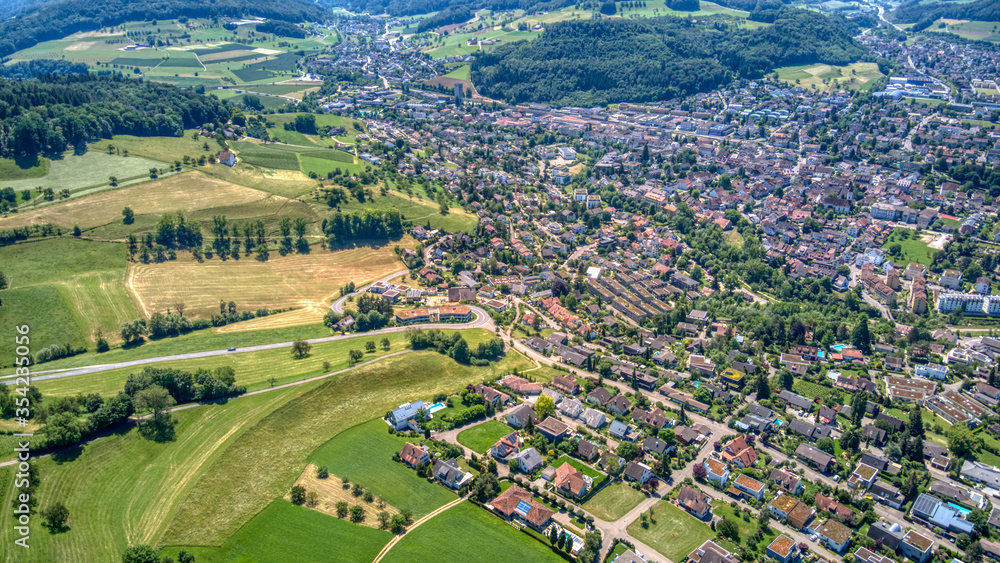 Ein Teil von Sissach im Basel-Land, Schweiz