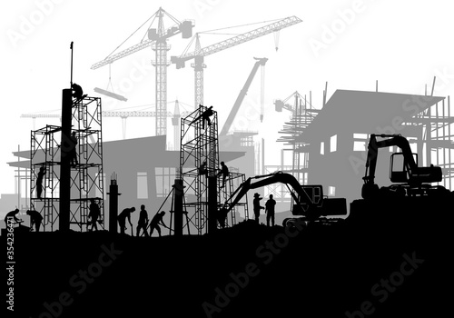 Construction vector background,Construction info graphics, Book Cover Design.