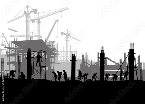 Construction vector background,Construction info graphics, Book Cover Design.