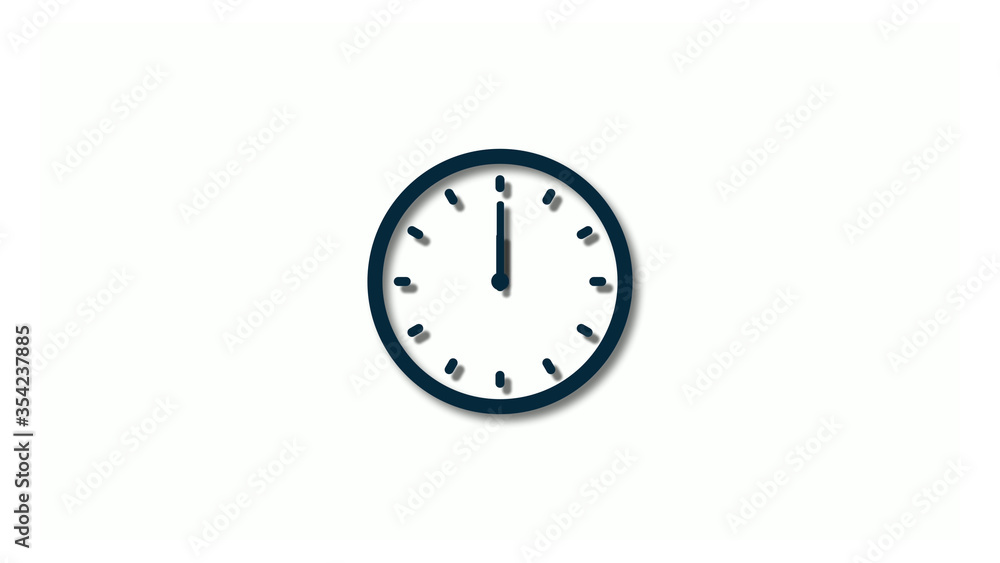 Best aqua dark 3d clock isolated on white background,Clock animation icon Best aqua dark 3d clock isolated on white background,Clock animation icon