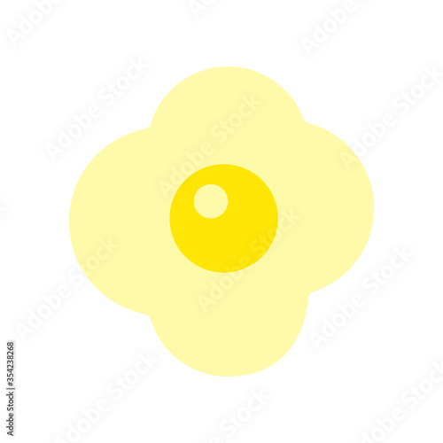 The best omelette egg icon, illustration vector. Suitable for many purposes.