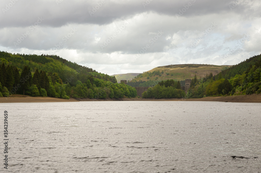 Howden Dam, viewed across Derwent reservoir Howden Dam, viewed across Derwent reservoir