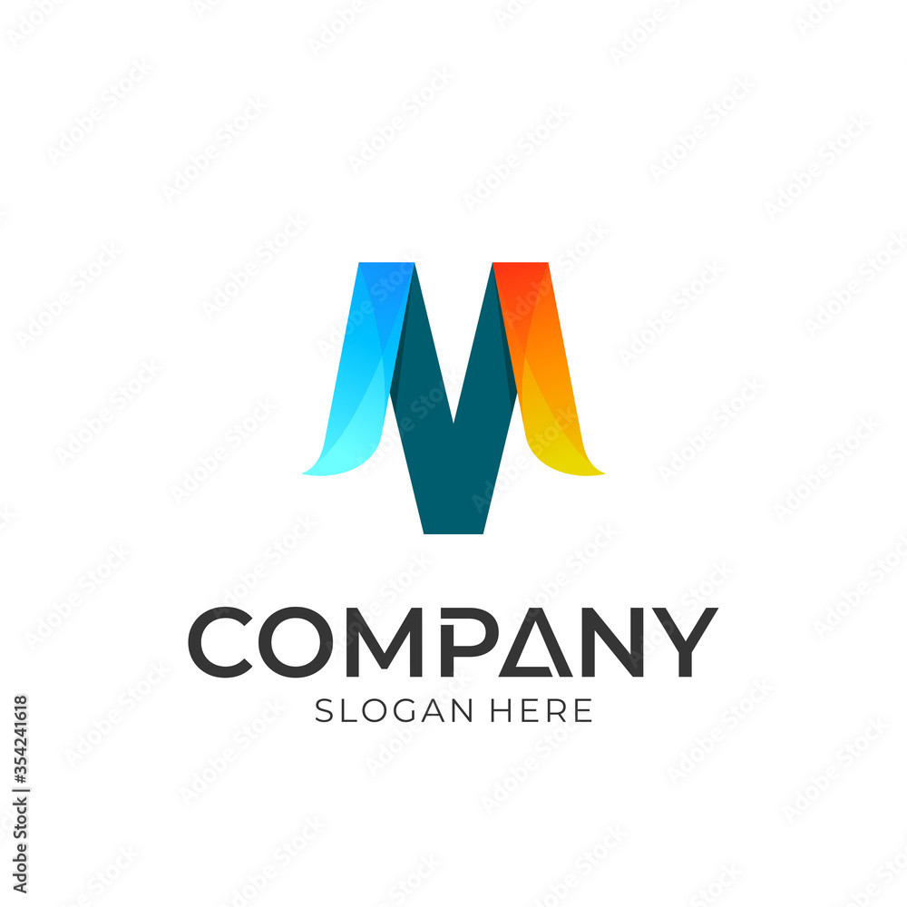letter m vector logo design, creative initial letter m logo template letter m vector logo design, creative initial letter m logo template