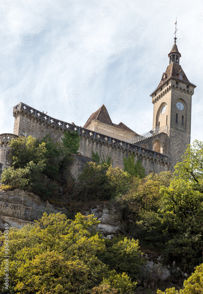 Pilgrimage town of Rocamadour, Episcopal city and sanctuary of the Blessed Virgin Mary, Lot, Midi-Pyrenees, France Pilgrimage town of Rocamadour, Episcopal city and sanctuary of the Blessed Virgin Mary, Lot, Midi-Pyrenees, France