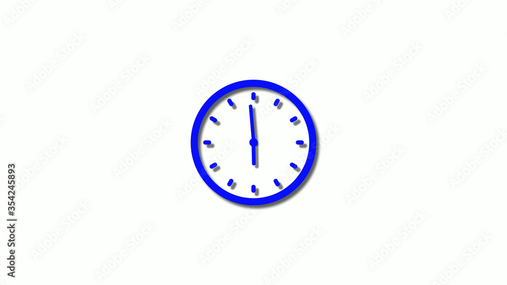 New blue color 3d clock icon,counting down blue clock icon,clock animation New blue color 3d clock icon,counting down blue clock icon,clock animation