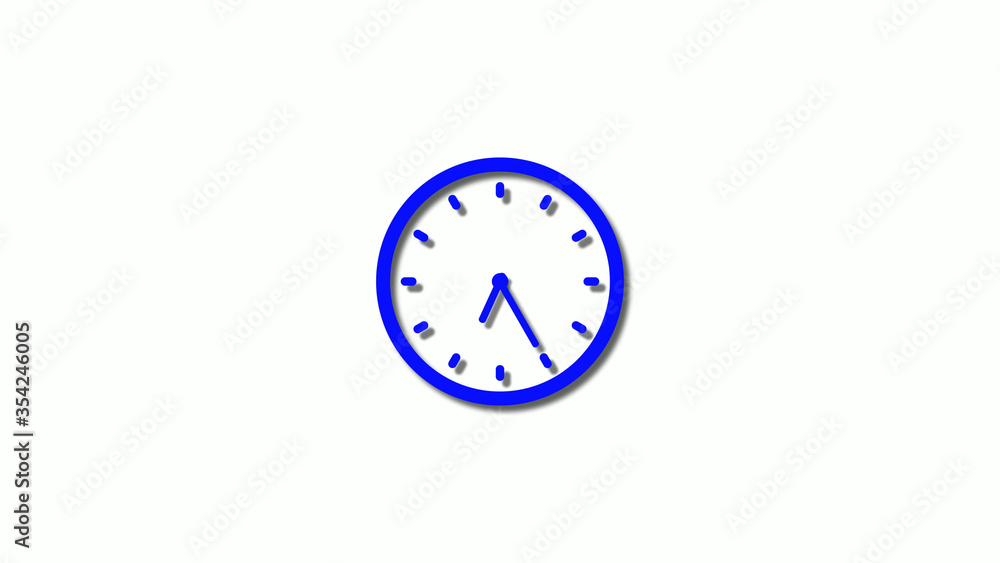 New blue color 3d clock icon,counting down blue clock icon,clock animation New blue color 3d clock icon,counting down blue clock icon,clock animation