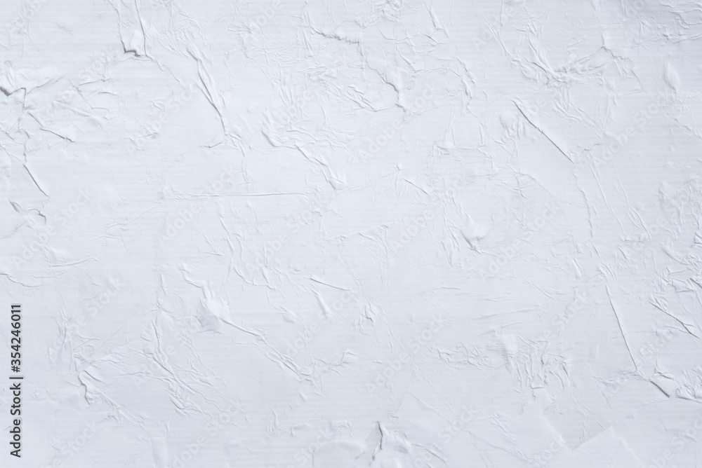 Old eco paper kraft,White crumpled paper pattern and texture for background.