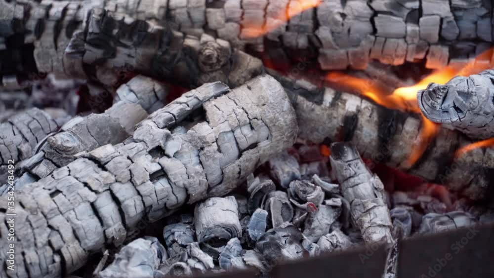 close view of a burning fire close view of a burning fire