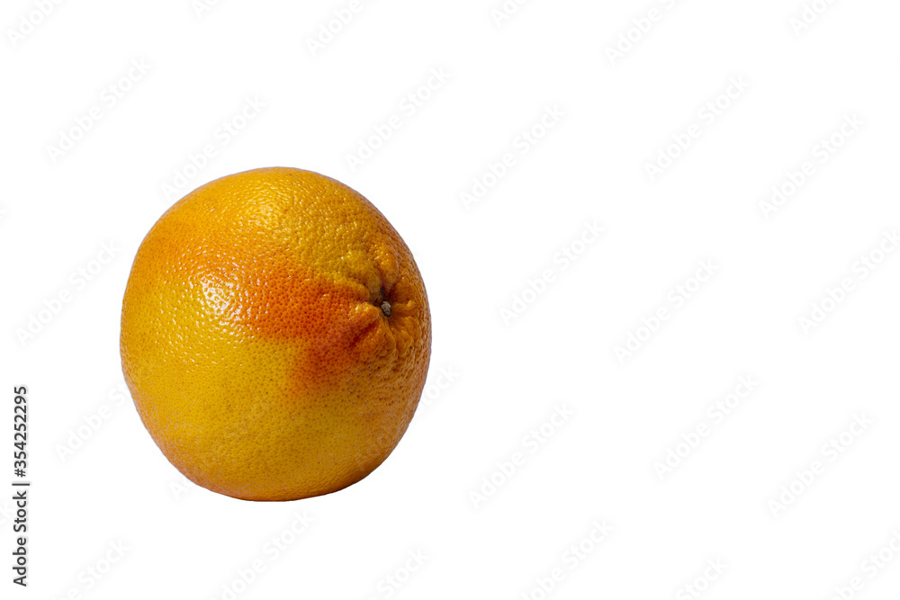 Orange grapefruit on a white background. Isolate
Orange grapefruit on a white background. Isolate
