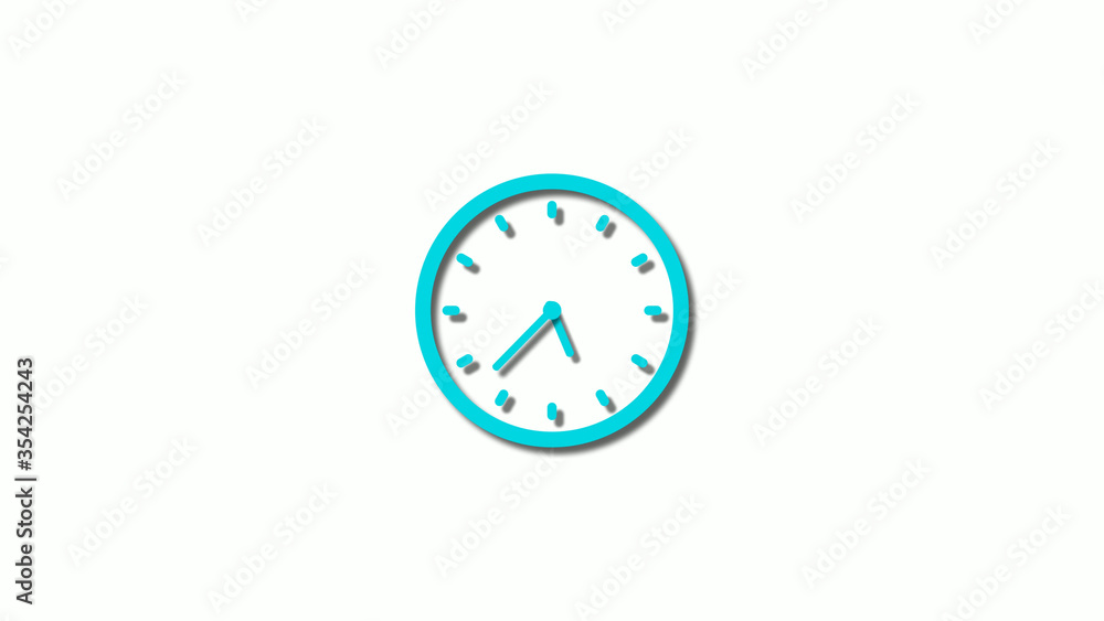 New 3d cyan clock icon,Counting down 3d clock icon,clock animation New 3d cyan clock icon,Counting down 3d clock icon,clock animation