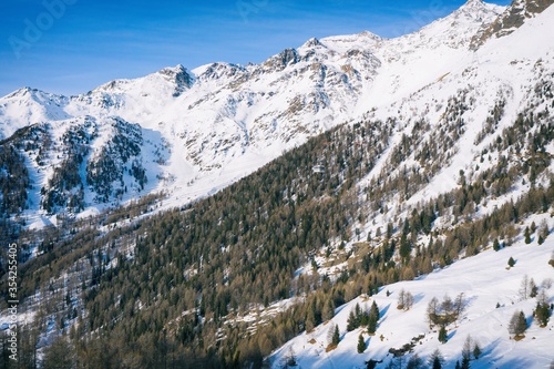 Val di Sole Pejo 3000, Pejo Fonti ski resort, Stelvio National Park, Trentino, Italy © Chawran
