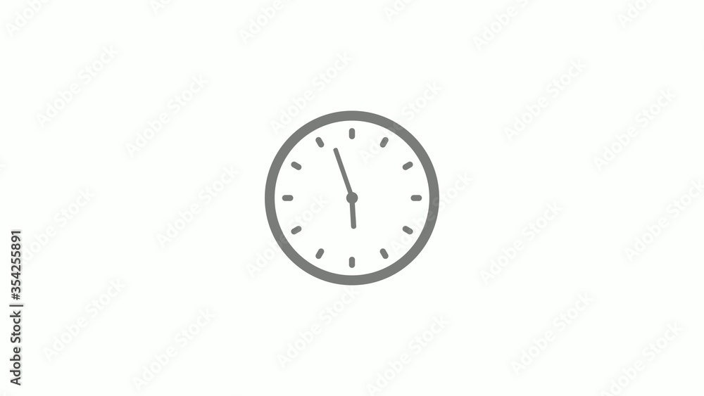 Amazing gray color clock isolated on white background,dark clock icon Amazing gray color clock isolated on white background,dark clock icon
