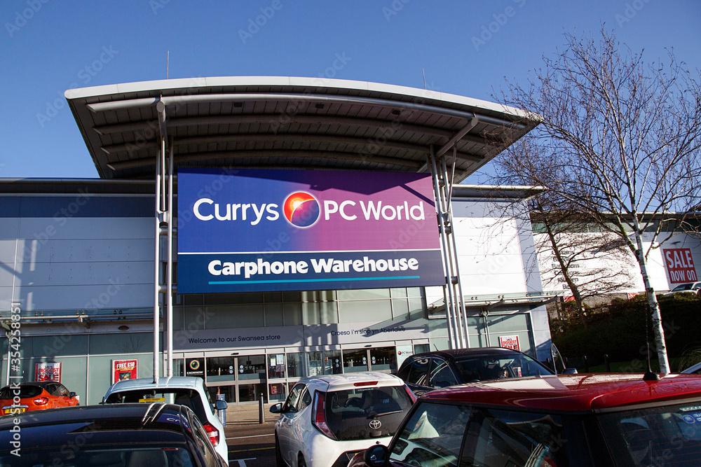Bristol, UK December 14, 2016 Currys and PC World Megastore in Cribbs