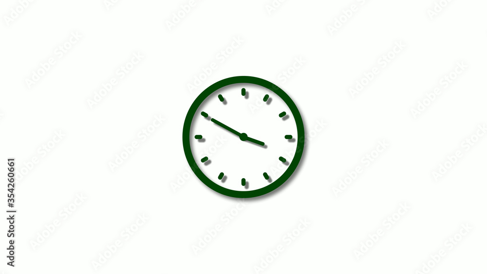 3d green 3d clock isolated on white background,New clock icon 3d green 3d clock isolated on white background,New clock icon
