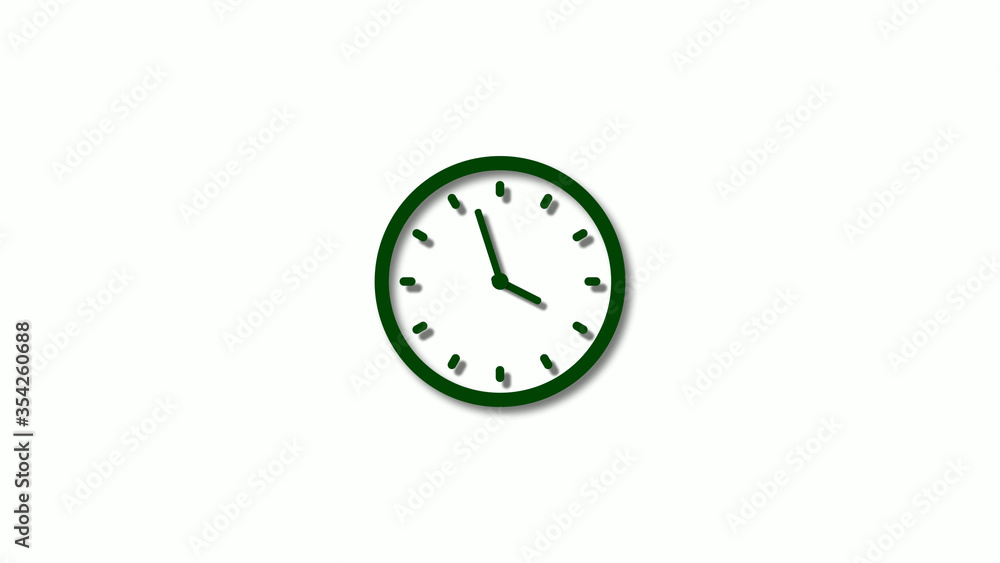 3d green 3d clock isolated on white background,New clock icon 3d green 3d clock isolated on white background,New clock icon